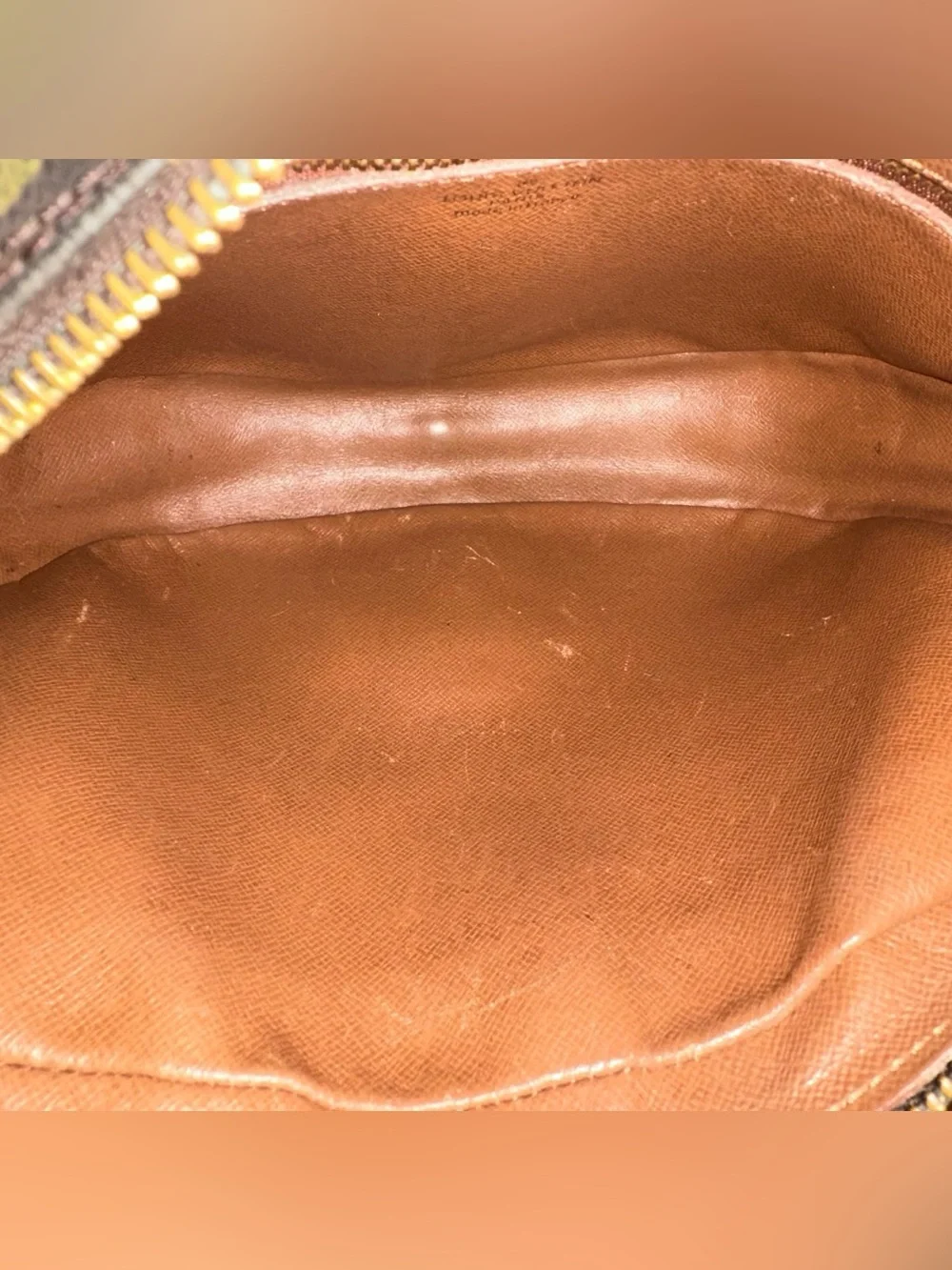 Louis Vuitton Monogram & Vachetta Leather Jeune Fille MM Crossbody Shoulder Bag
